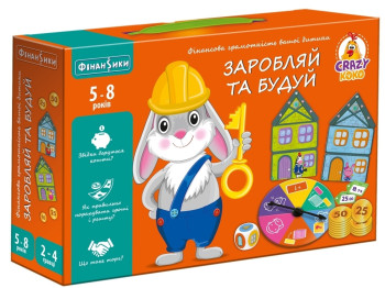 Игра настольная экономична. Зарабатывай и строй. Vladi Toys VT2312-04