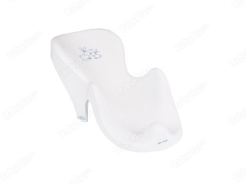 Горка для купания белая Зайчики. Tega Baby KR-003-103