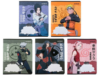 Тетрадь в линию 12 листов. Naruto Shippuden. Kite NR23-234