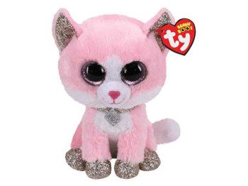 Мягкая игрушка Beanie Boos Кот FIONA 25см. TY 36489