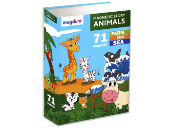 Магнитная игра Animals. Magdum ML4032-01 EN