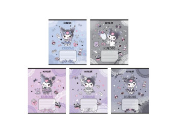 Зошит у лінію 18 аркушів, Kuromi (ціна за 1шт)
