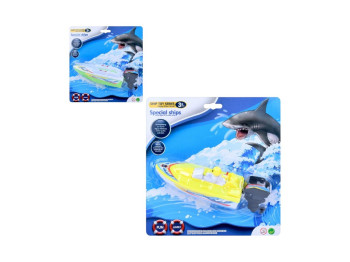 Катер іграшковий на батарейках 3012-3, 22 см, рухається по воді, BabyToys(ціна за 1шт)