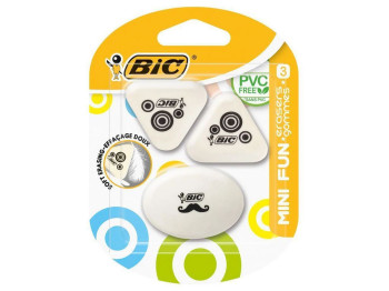 Резинка Мини фан, 3 шт в блистере, BIC bc927870