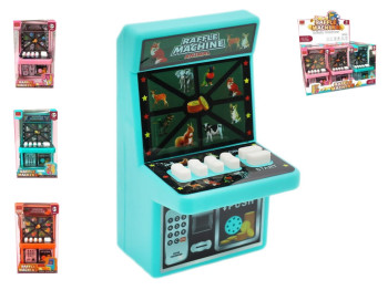 Игровой автомат Lottery Machine, 13,2×7,7×7,5 см, свет и музыка, с фишками, 3 вида