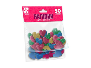 Набір для творчості м'які наліпки Серце, Vladi Toys
