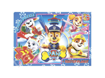 Пазли картонні Paw Patrol, 35 елементів, G-Toys