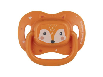 Пустышка силиконовая симметричная Cute Animals, 6-18 мес, 34/925_ora, Canpol Babies