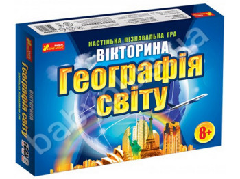 Настольная игра Викторина. География мира. Ranok Creative (Повреждена коробка)