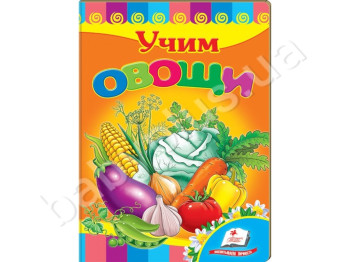 Детская книжка-картонка Развивайка, Учим овощи, Пегас