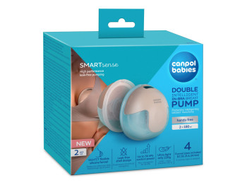 Беспроводной двойной электрический молокоотсос SmartSense, Canpol babies 20/116