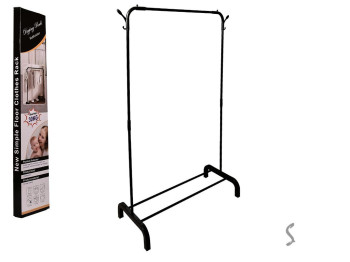 Вешалка-стойка для одежды, 110×45×150 см, крашеное железо, R88770-2