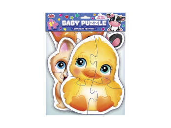 Мягкие пазлы, BABY PUZZLE Домашние животные, Ranok Creative