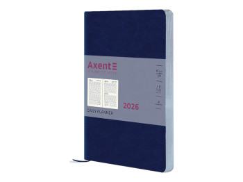Ежедневник Axent Partner City Soft 2026, А5, синий