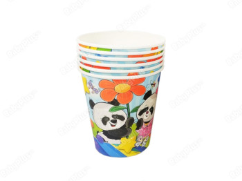 Набор День Рождение Panda, Стаканчики 10 шт, Jumbi