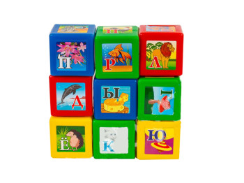 Кубики Азбука 9шт. 7см. Lico Toys Л-002-2