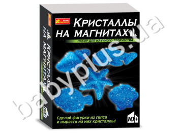 Набор для творчества Кристалы на магнитах синие, Ranok Creative