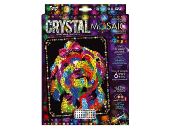 Набір для творчості CRYSTAL MOSAIC Собака, Danko Toys