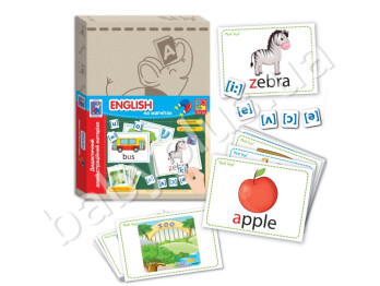 Дидактичний матеріал на магнітах, English, Vladi Toys