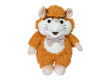 Мягкая игрушка Хомяк Хомич, текстильная игрушка с бантиком, Tigres