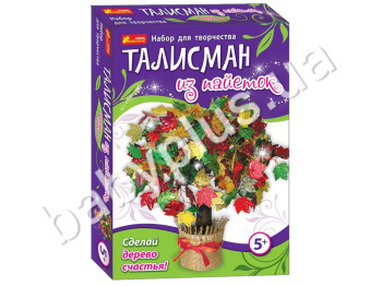 Набор для творчества, Талисман из пайеток Дерево счастья, Ranok Creative