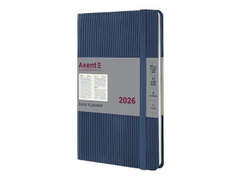 Ежедневник Axent Partner Lines 2026, А5, синий