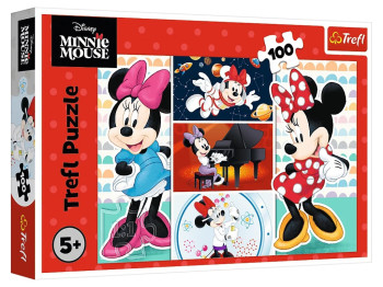 Пазл Trefl Disney Minnie Забавная Минни, 100 деталей