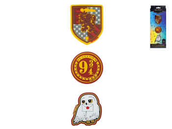 Набір бейджів на липучці Harry Potter, 3 предмети, Kite