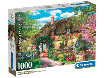 Пазли 1000 елементів, "Колекція високої якості", Старий будинок, Clementoni 39908