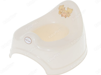 Горшок с музыкой бежевый Мишки. Tega Baby PO-038-119