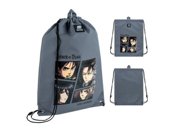 Сумка для обуви со шнурками Attack on Titan Season AT25-600L, 49×36 см, затяжка шнурком, Kite