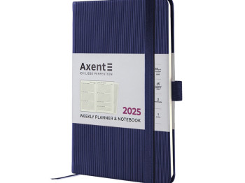Еженедельник 2025 Partner Lines темно-синий 12,5х19,5 см. Axent 8515-25-02-A