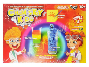Безпечний освітній набір для проведення дослідів CHEMISTRY KIDS, Danko Toys