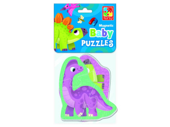 Магнітні бебі пазли Динозаврики, Vladi Toys