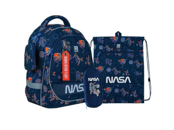 Набір рюкзак + пенал + сумка для взуття NASA, Kite