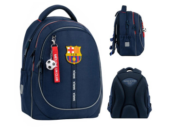 Рюкзак шкільний Kite FC Barcelona, 18 л, ортопедичний, 38×28×16 см, Kite