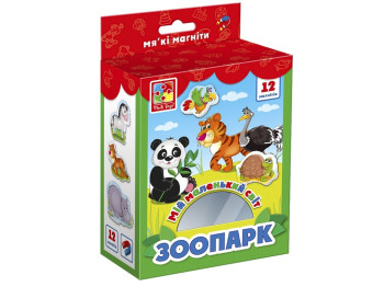 Мягкие магниты Зоопарк. Vladi Toys VT3106-10