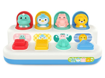 Розвиваюча дитяча іграшка Pop-Up Animals Iggy Ziggy зі звуками та фігурками тварин