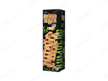 Настільна гра NUMBER TOWER. Danko Toys NT-01 УЦІНКА
