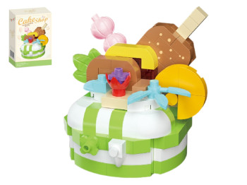 Мини-конструктор Cake Shop Лаймовый торт, 170 деталей, объёмная модель