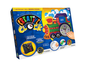 Набор для творчества Creative clock Паровоз, Danko Toys