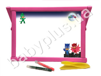 Мольберт Герои в масках, розовый, 41Х29, Ольха, G-Toys