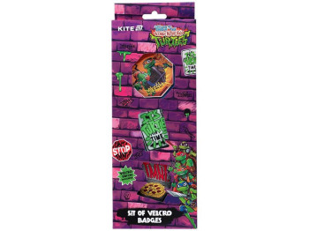 Набір бейджів на липучці, 3 штуки TMNT Tales of the TMNT, Kite
