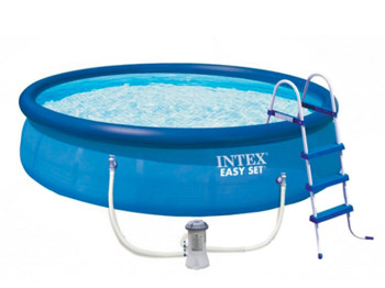 Басейн надувний сімейний Easy Set. Intex 26168