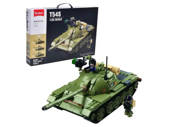Конструктор танк 3в1 Sluban M38-B1135, 27 см, 604 деталі