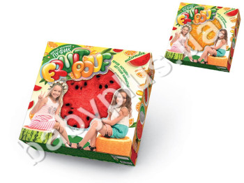 Набор для творчества Мягкий надувной пуфик Fruit pouf. DankoToys FP-01-01