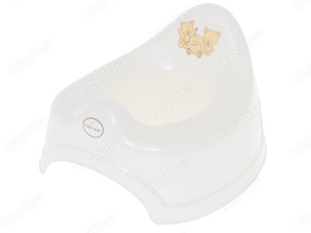 Горшок Мишки белая жемчужина. Tega Baby MS-001-118