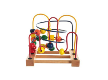 Дерев'яна іграшка Пальчиковий лабіринт Радуга. Hongji Toys HJD93101A