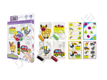 Тісто для ліплення Edu kids. TM Lovin'do 41042. Ігри для пальчиків. №1.