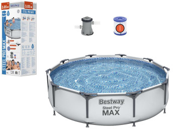 Бассейн каркасный круглый Steel Pro MAX. Bestway 56408